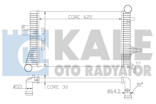 KALE OTO RADYATÖR Интеркулер 342500